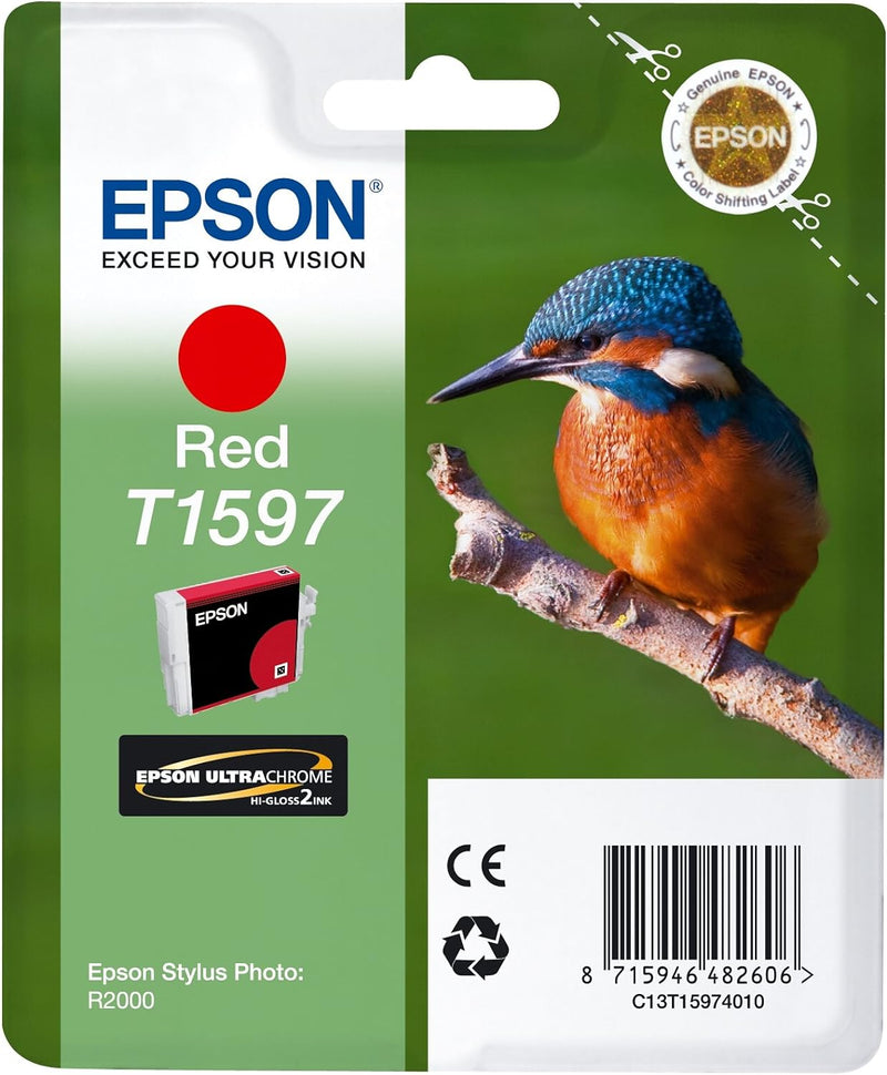 Cartuccia Originale Epson T1598 Rosso