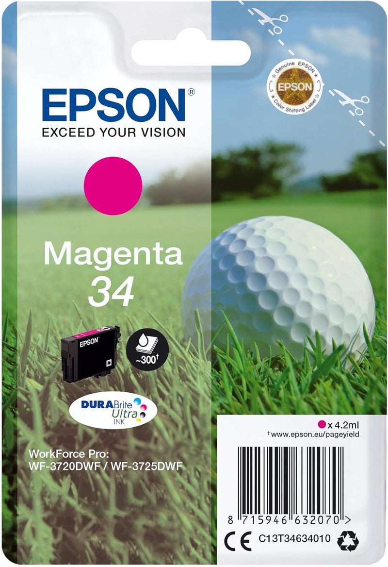 Cartuccia Originale Epson 34 Magenta