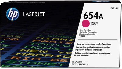 Toner Originale HP LaserJet 654A Magenta