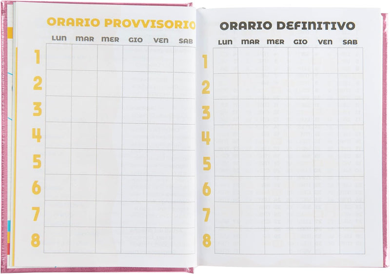 Diario 16 Mesi 25/26 Special Comix Mini Rosa