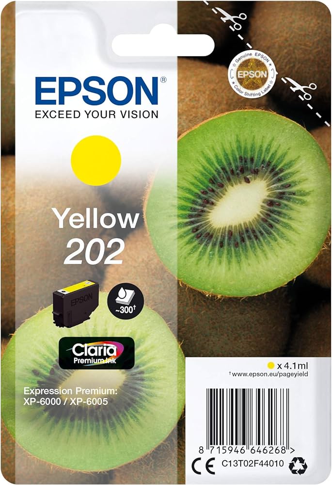 Cartuccia Originale Epson 202 Giallo