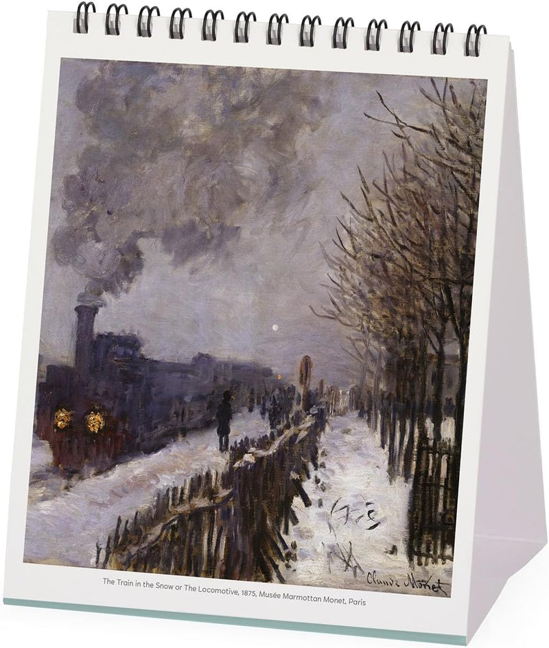 Calendario da Tavolo 12 Mesi Legami con Planner Annuale 2026 Claude Monet 12 x 14,5 cm