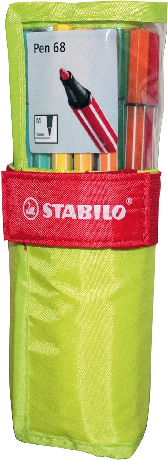 Rotolo Penna Fineliner Stabilo Pen 68 - 25 pezzi