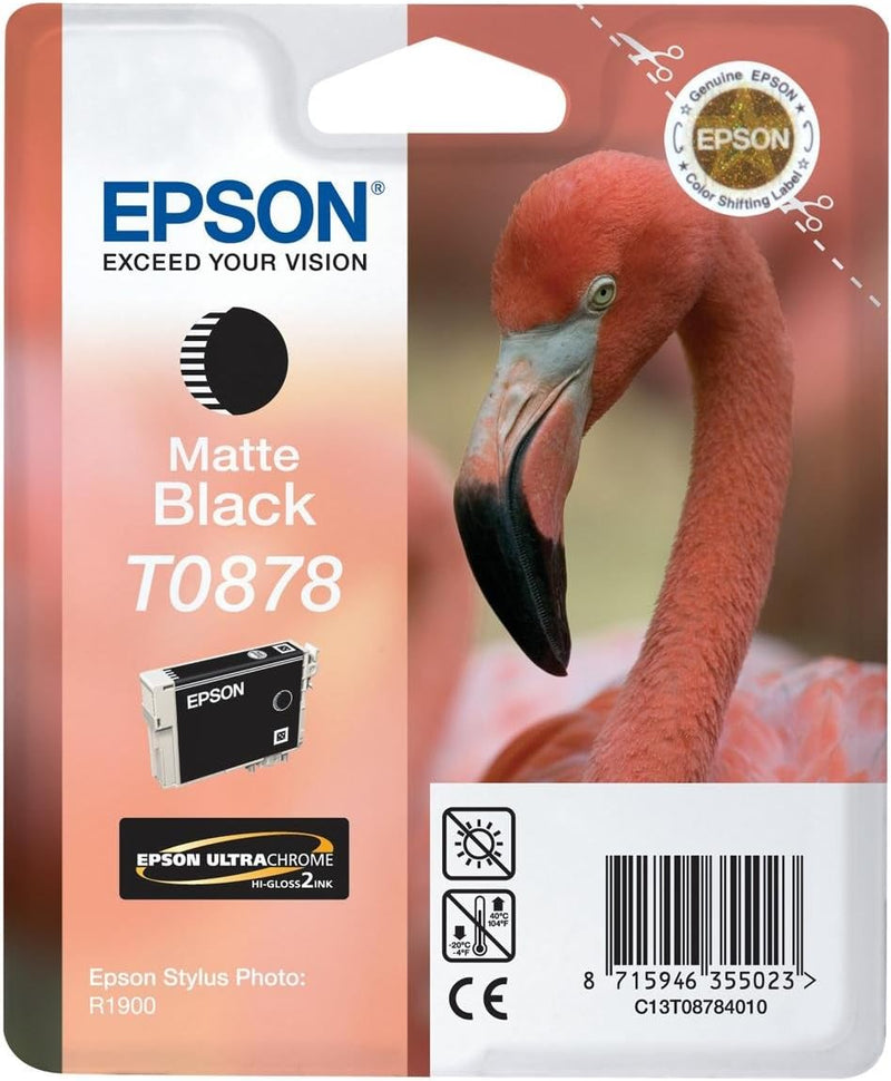 Cartuccia Originale Epson T0878 Nero Opaco