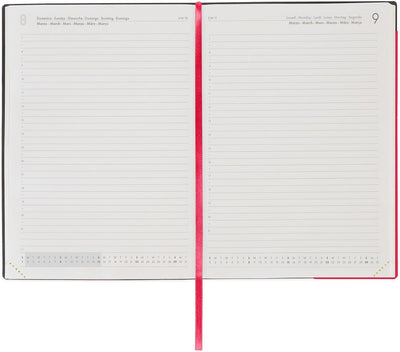 Agenda 12 Mesi Legami Giornaliera Large 2026 Cherry Bomb con Chiusura ad Elastico