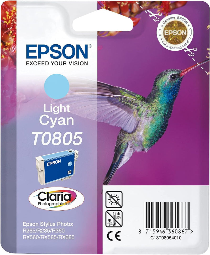 Cartuccia Originale Epson T0805 Ciano Chiaro