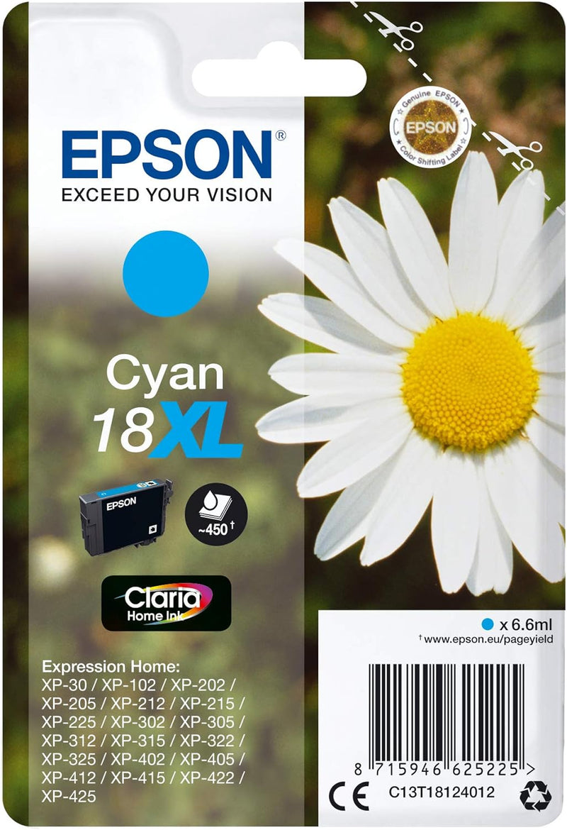 Cartuccia Originale Epson 18 XL Ciano