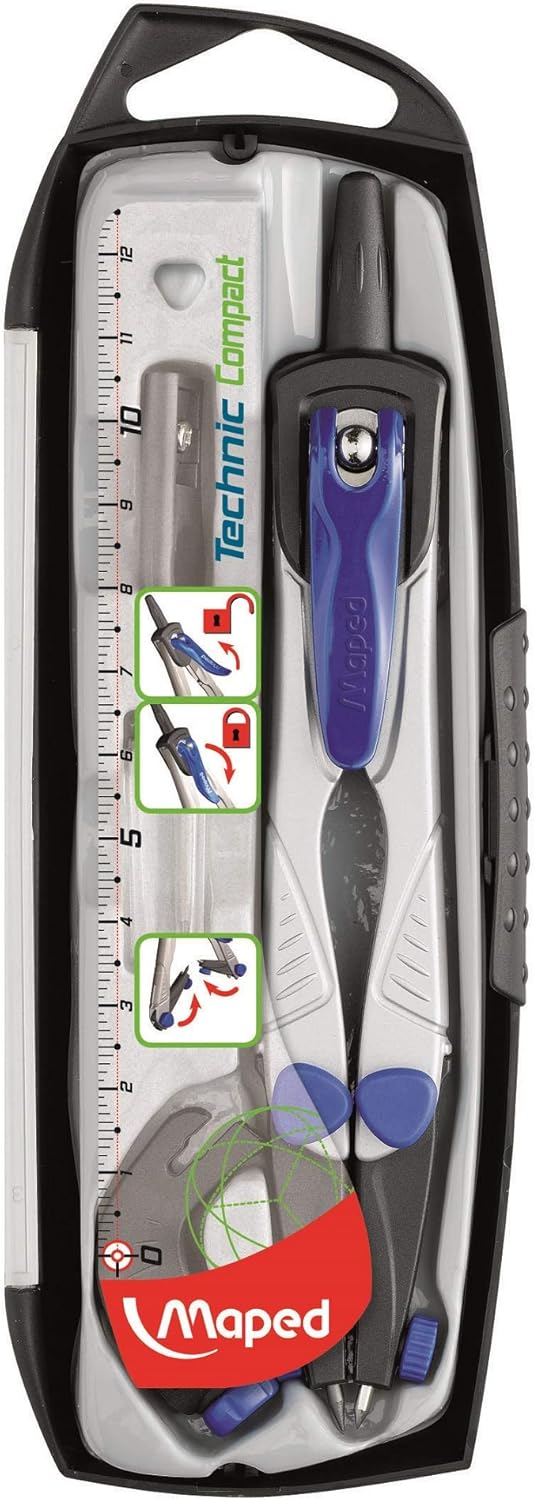 Compasso Maped Technic Compact - 4 pezzi