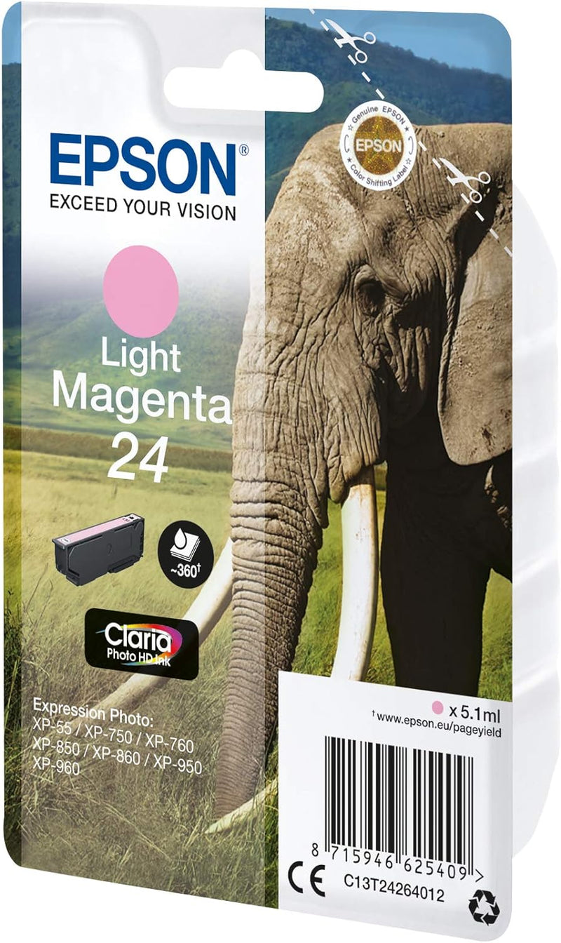 Cartuccia Originale Epson 24 Magenta Chiaro