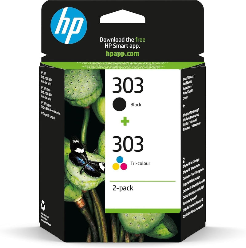 Combopack Cartucce Originali HP 303 Nero + Tri-Color