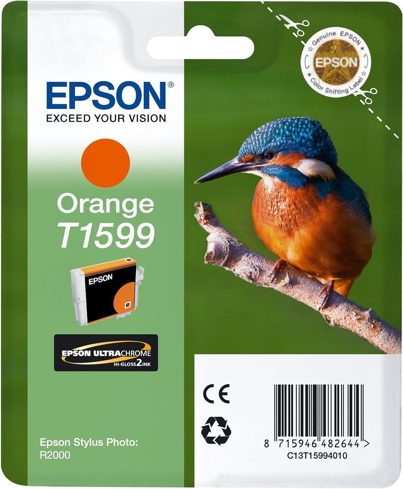 Cartuccia Originale Epson T1599 Arancione