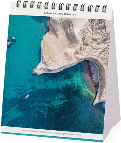 Calendario da Tavolo 12 Mesi Legami con Planner Annuale 2026 Vitamin Sea 12 x 14,5 cm