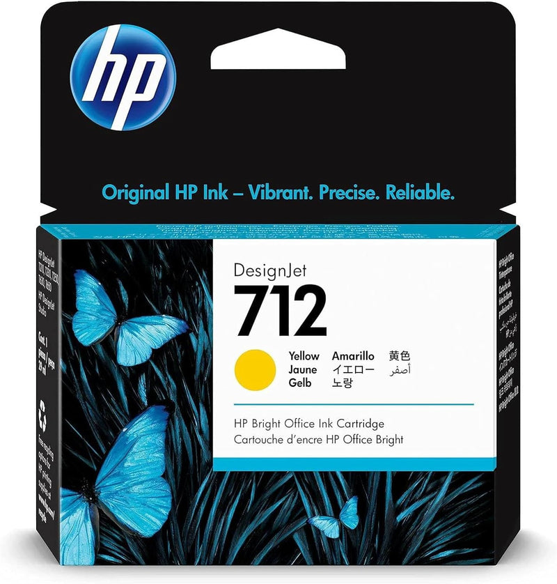 Multipack Cartucce Originali HP 712 Giallo - 3 pezzi