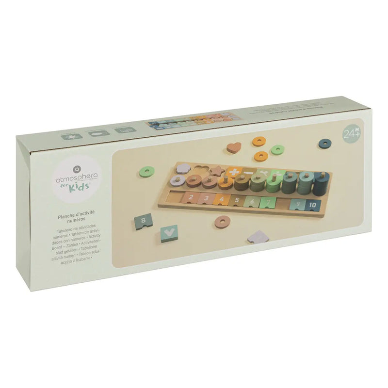 Puzzle In Legno con Numeri - 39 x 14 cm