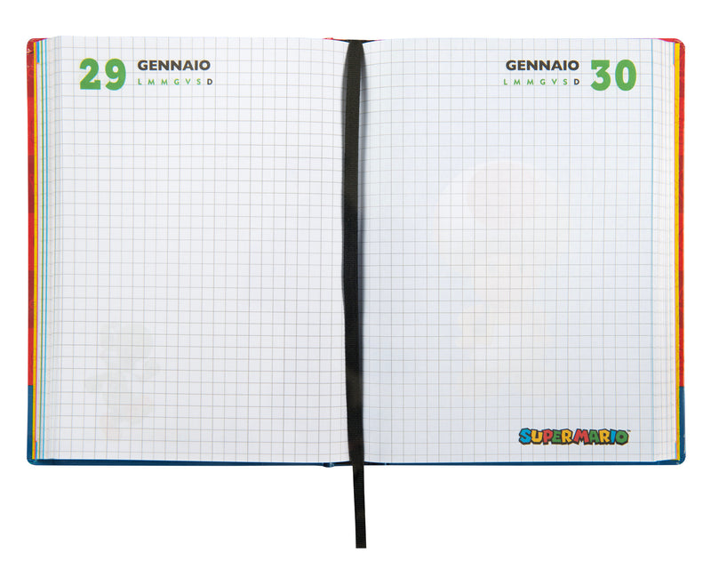Diario 12 Mesi 25/26 Standard Mario Supermario
