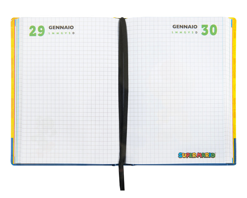 Diario 12 Mesi 25/26 Standard Yoshi Supermario