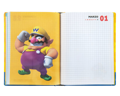 Diario 12 Mesi 25/26 Standard Yoshi Supermario