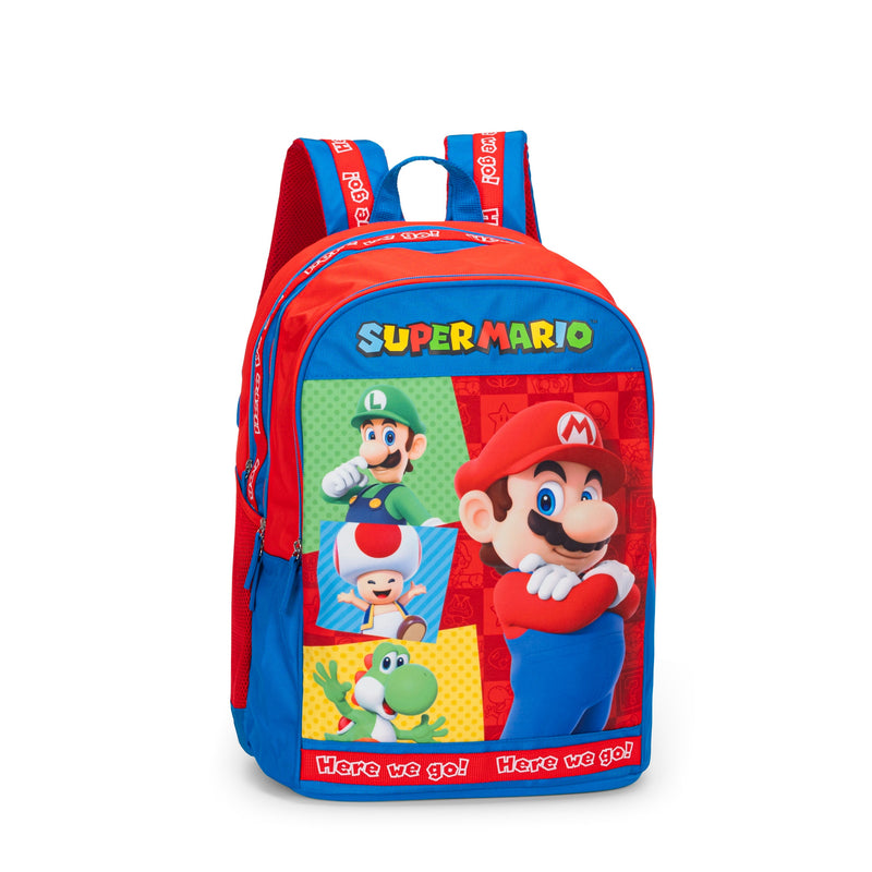 Zaino Scuola Organizzato Supermario