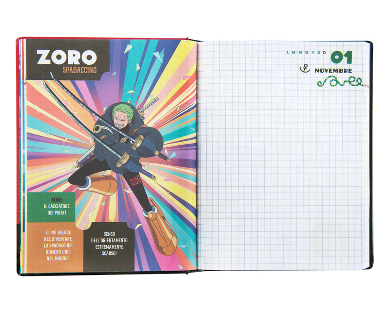 Diario 12 Mesi 25/26 Standard Nero One Piece
