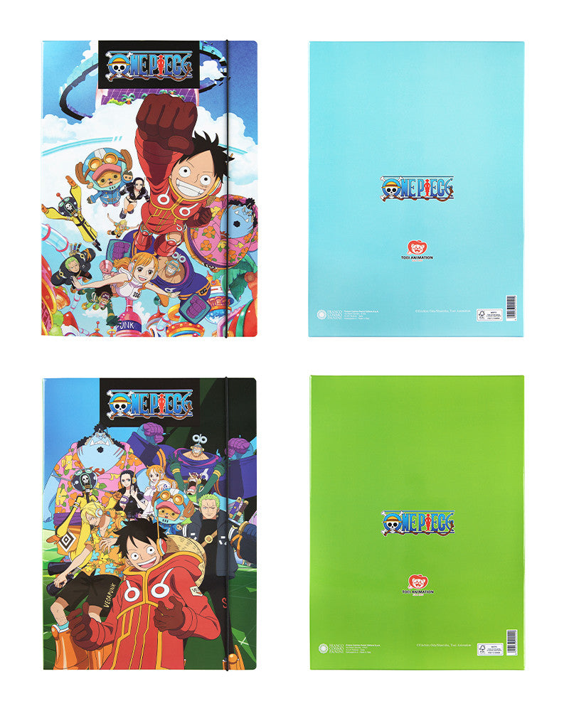 Cartella 3 Lembi One Piece / Copertine Assortite
