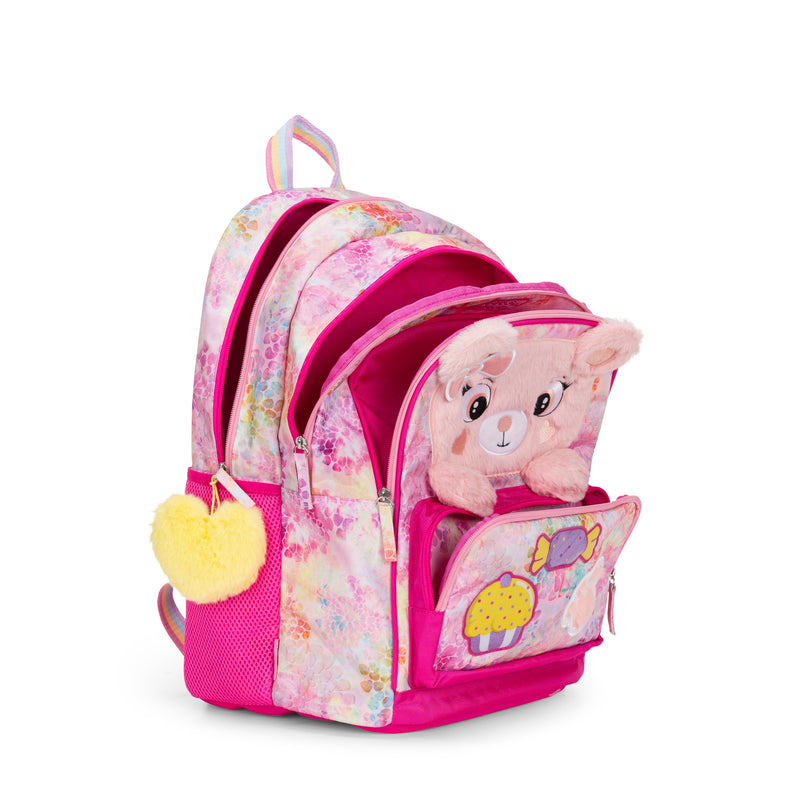 Zaino Scuola Organizzato Orso Mofumofu