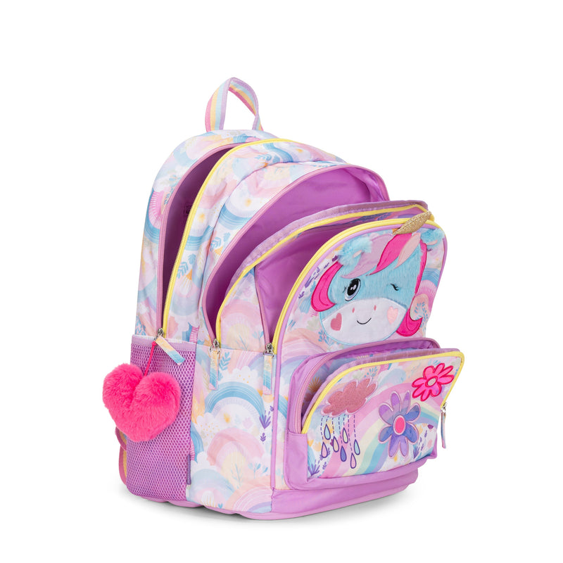 Zaino Scuola Organizzato Unicorno Mofumofu