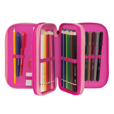 Astuccio 3 Zip Orso Mofumofu