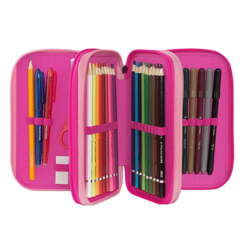 Astuccio 3 Zip Orso Mofumofu