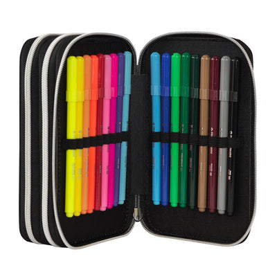 Astuccio 3 Zip Comix Wbs Bear