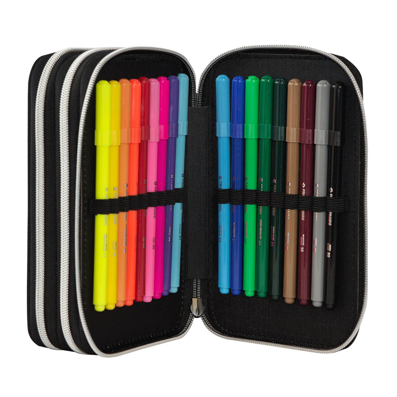 Astuccio 3 Zip Comix Wbs Bear