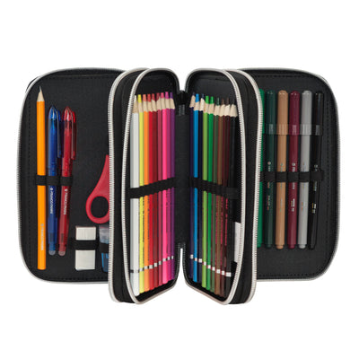 Astuccio 3 Zip Comix Wbs Bear