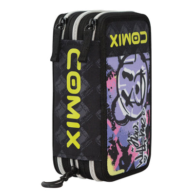 Astuccio 3 Zip Comix Wbs Bear