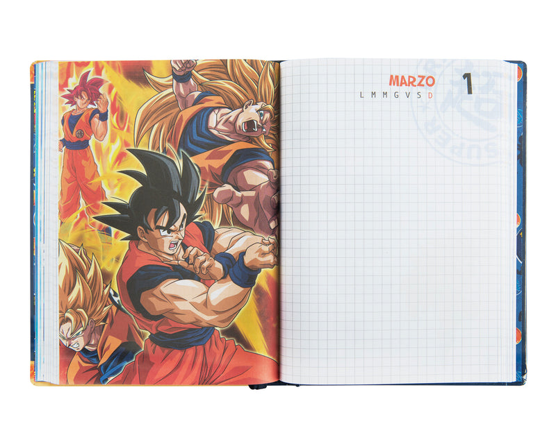 Diario 12 Mesi 25/26 Standard Blu Dragon Ball Super