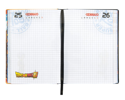 Diario 12 Mesi 25/26 Standard Nero Dragon Ball Super
