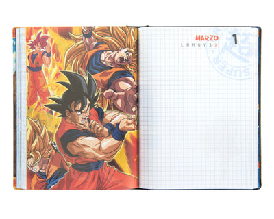 Diario 12 Mesi 25/26 Standard Nero Dragon Ball Super