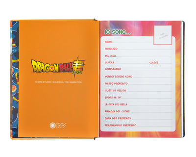 Diario 12 Mesi 25/26 Standard Nero Dragon Ball Super