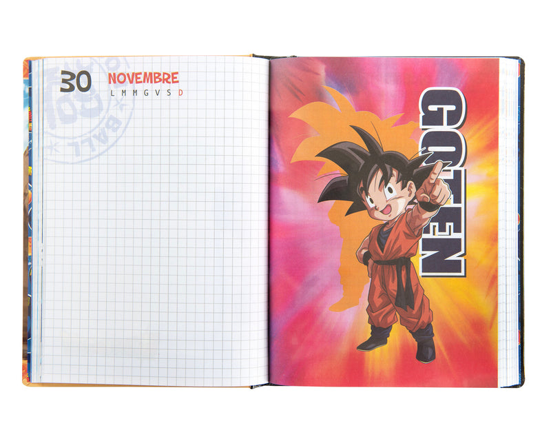 Diario 12 Mesi 25/26 Standard Nero Dragon Ball Super