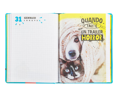 Diario 12 Mesi 25/26 Standard Gatto Comix Pets