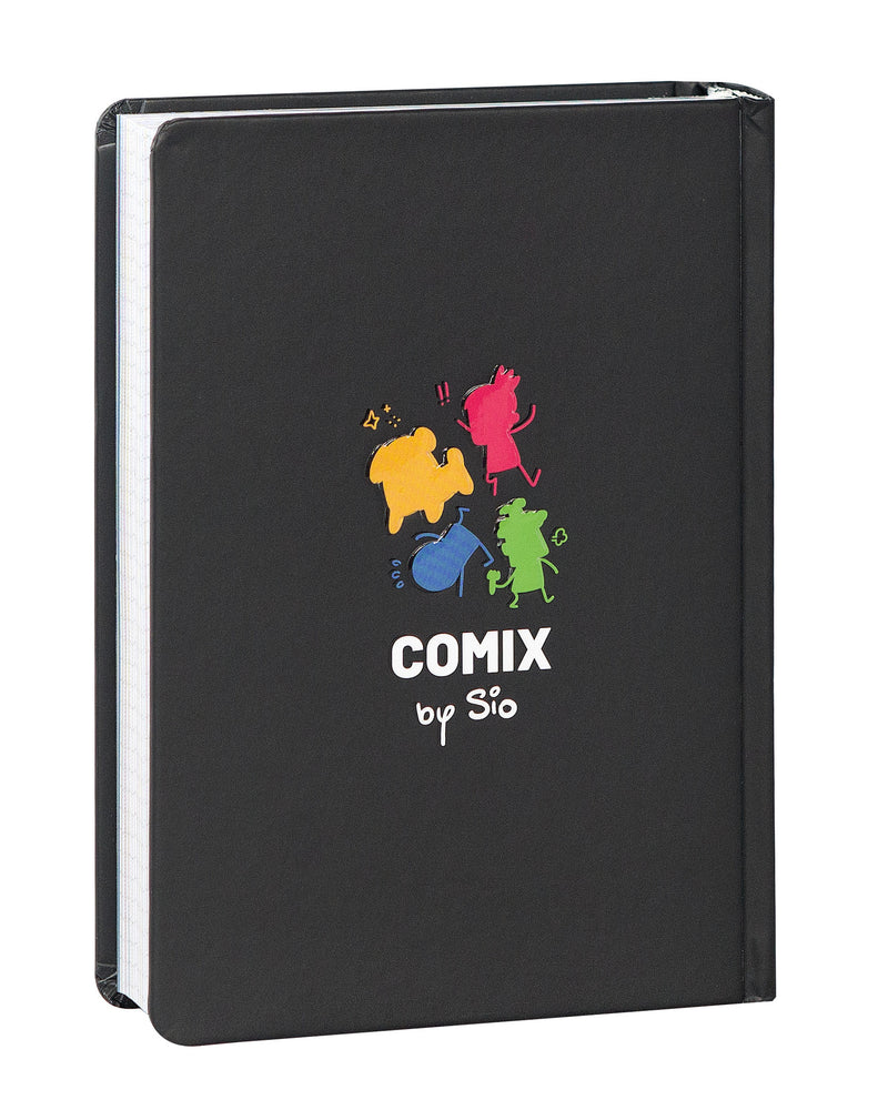Diario 16 Mesi 25/26 Medium Scomix Black
