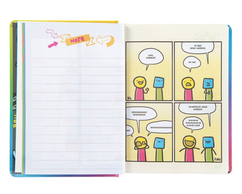 Diario 16 Mesi 25/26 Medium Scomix Disegno