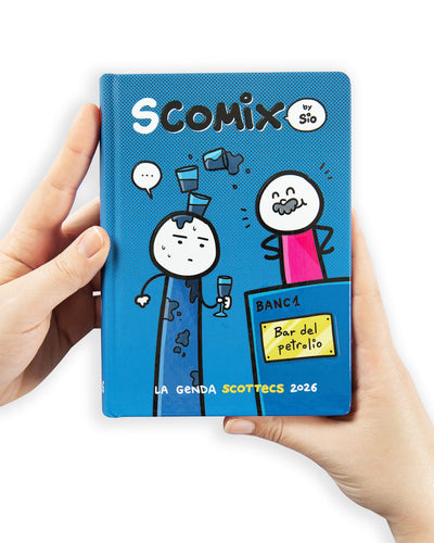 Diario 16 Mesi 25/26 Medium Scomix Petrolio
