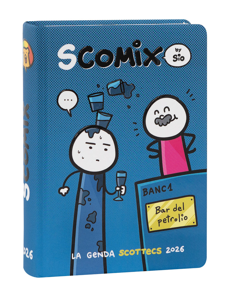 Diario 16 Mesi 25/26 Medium Scomix Petrolio