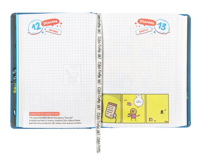 Diario 16 Mesi 25/26 Medium Scomix Petrolio