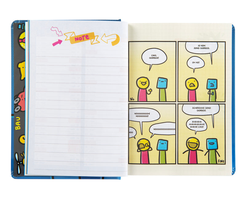Diario 16 Mesi 25/26 Medium Scomix Petrolio