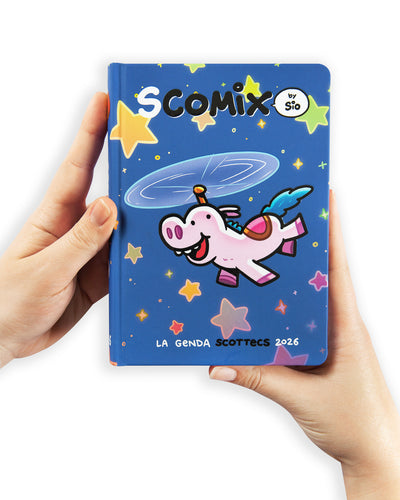 Diario 16 Mesi 25/26 Medium Scomix Unicottero