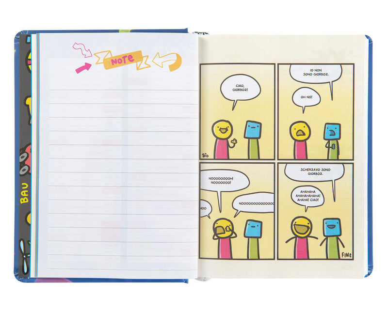 Diario 16 Mesi 25/26 Medium Scomix Unicottero