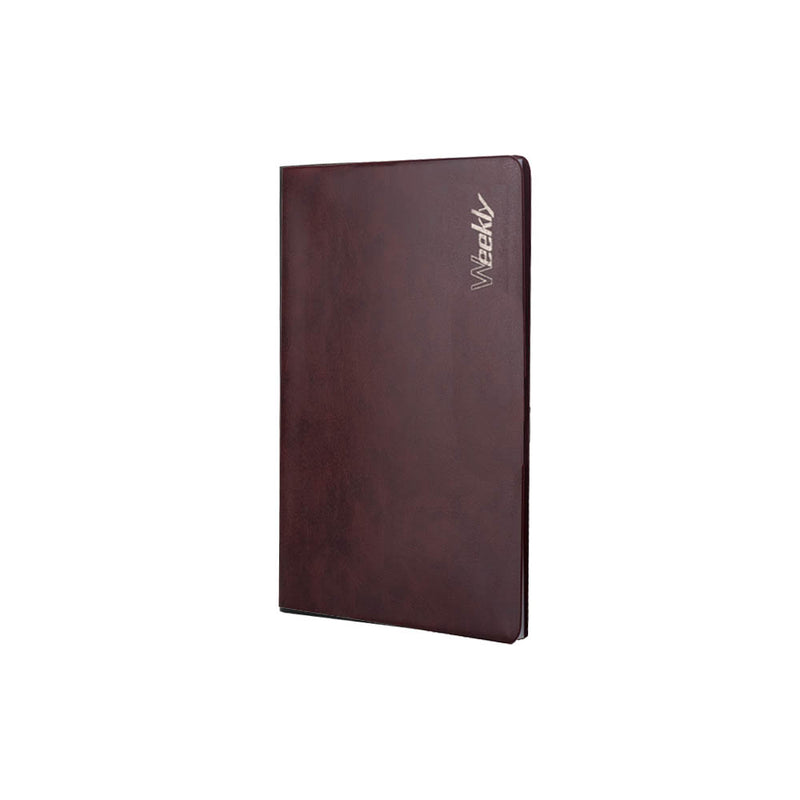 Agenda 12 Mesi Intempo Weekly Pattern Settimanale Intercambiabile Bordeaux 15 x 21 cm - 2026