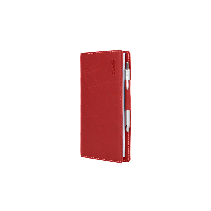 Agenda 12 Mesi Settimanale Intempo Weekly Skin 2026 Intercambiabile in Similpelle Rosso 16 x 8 cm