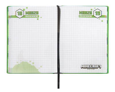 Diario 12 Mesi 25/26 Standard Verde Non Datato Minecraft Movie