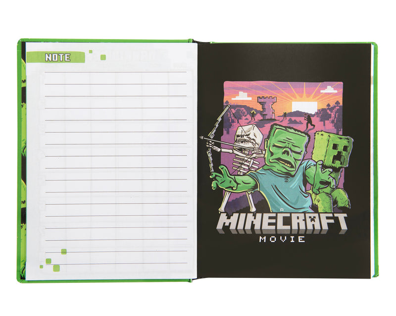 Diario 12 Mesi 25/26 Standard Verde Non Datato Minecraft Movie